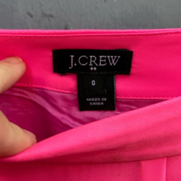 J.  Crew Barbie Pink & Red Flare Skirt, size 0 - Picture 8 of 8